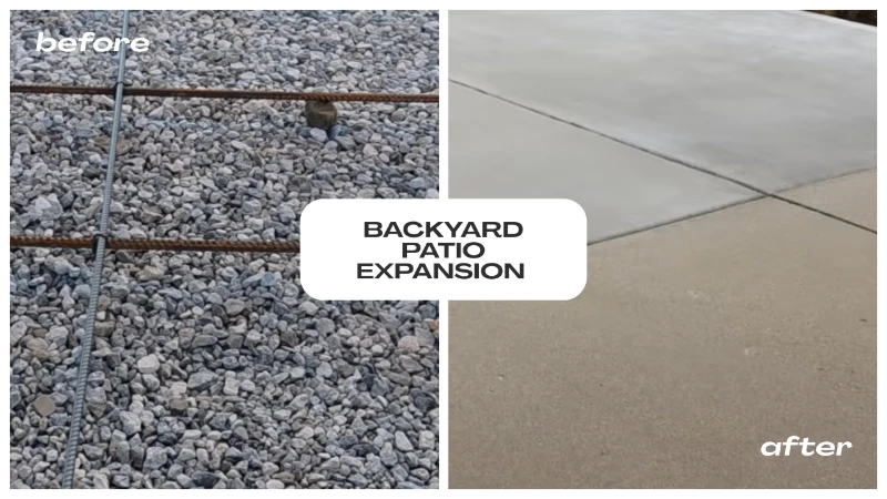 Backyard Patio Expansion Backyard Patio Expansion
